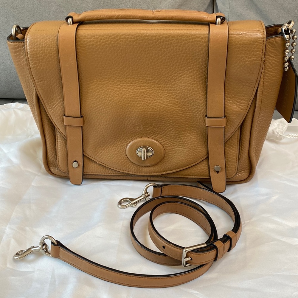 Coach pebble leather Bleeker bag